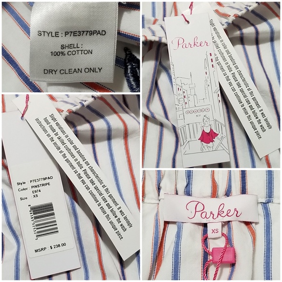 NWT Parker Embroidered Off The Shoulder Dane Top - Picture 6 of 7